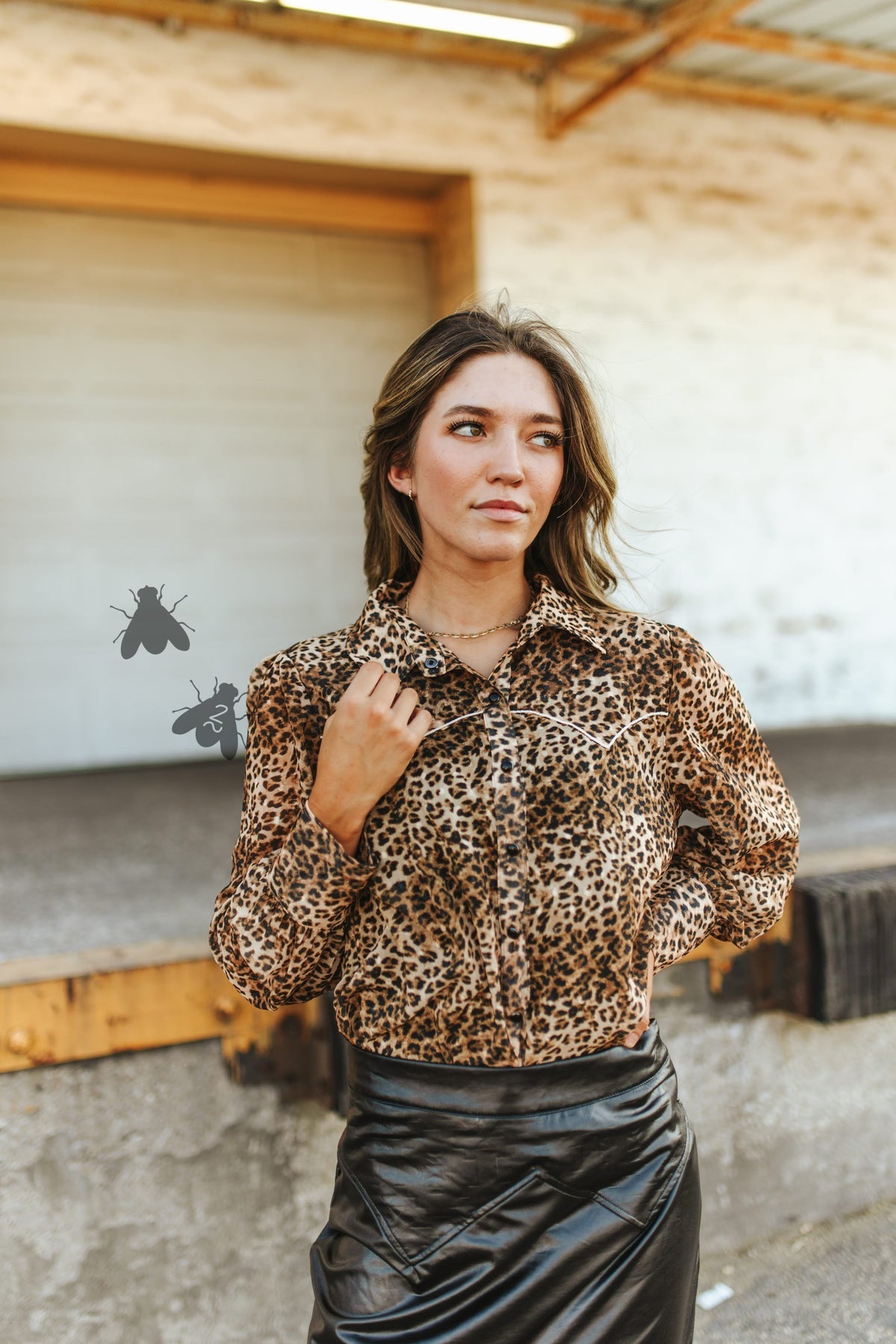WESTERN WILD TOP *LEOPARD