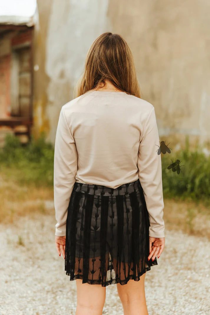 LINGO LACE SKORT *TUX