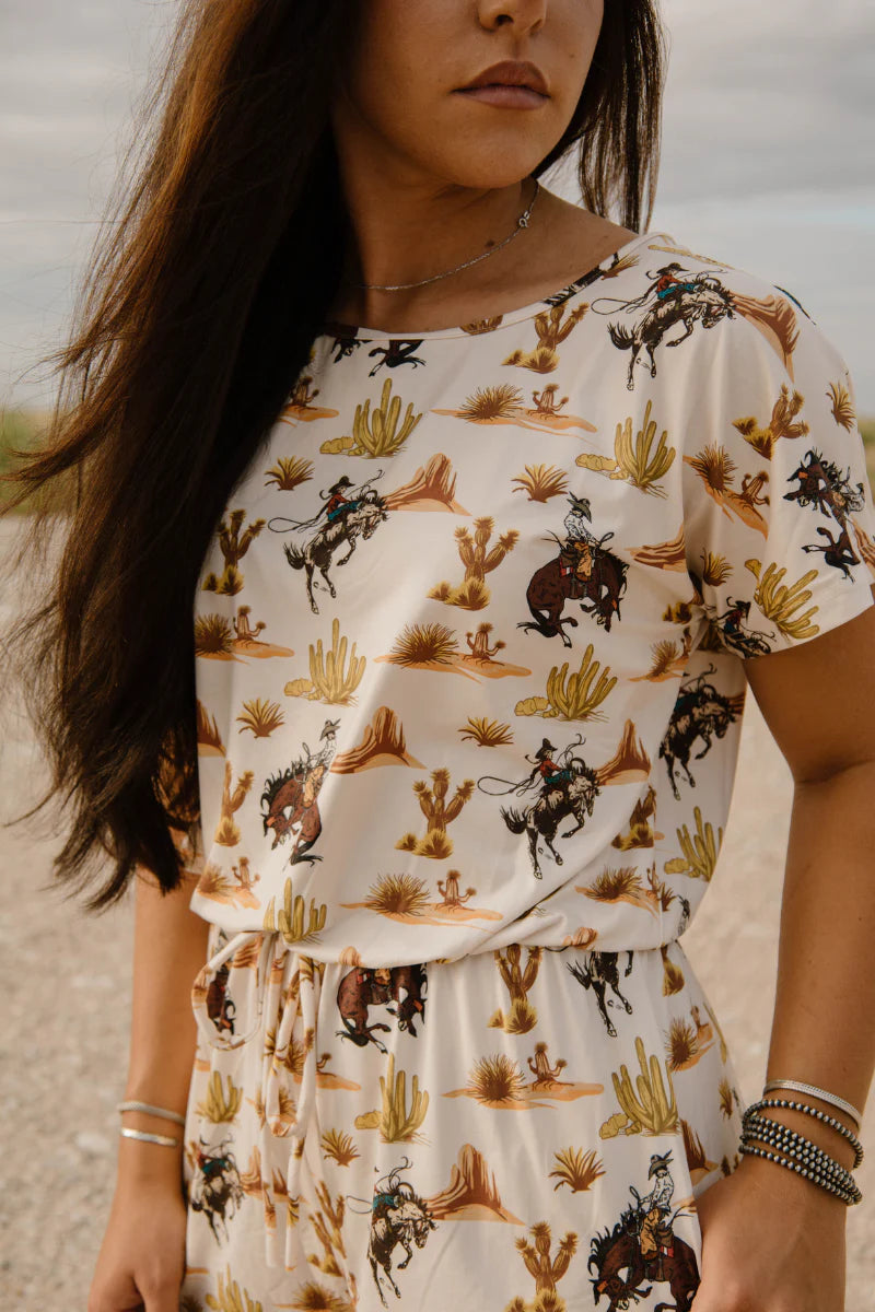 DOWN IN THE DESERT ROMPER