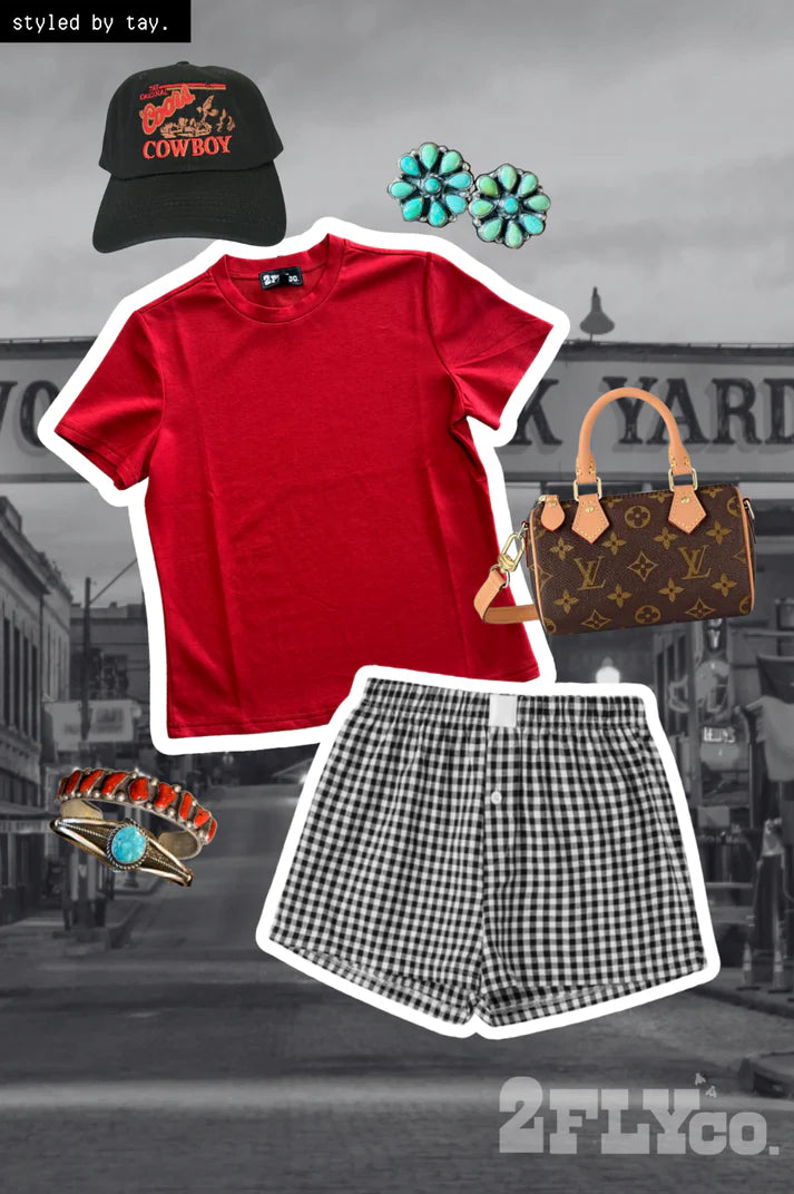 CLOUD BASIC SNUG TEE *ROJO