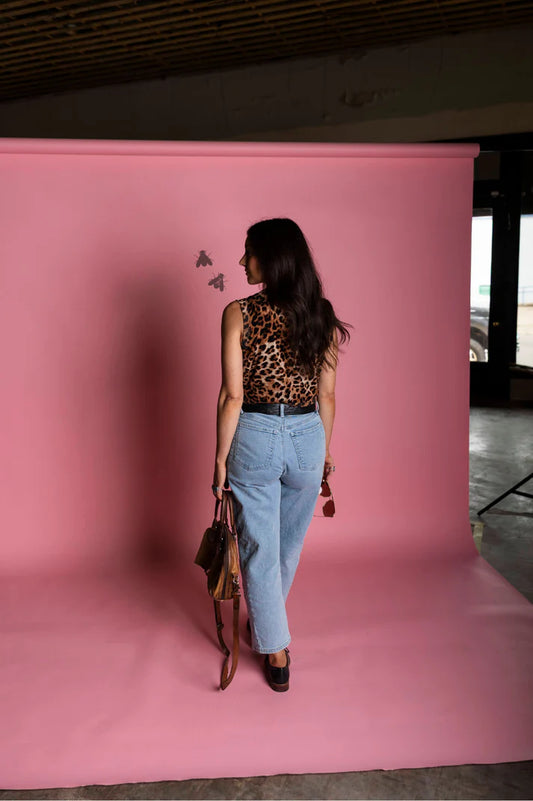 COWTOWN BABY *LEOPARD KNIT VEST
