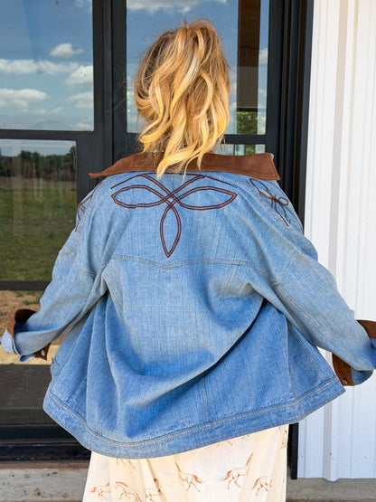 PREORDER- COWBOY ROMANCE DENIM JACKET