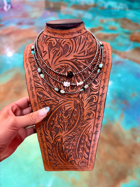 jaci Set – Black Onyx, White Buffalo & Turquoise Trio - Pick Your Favorite