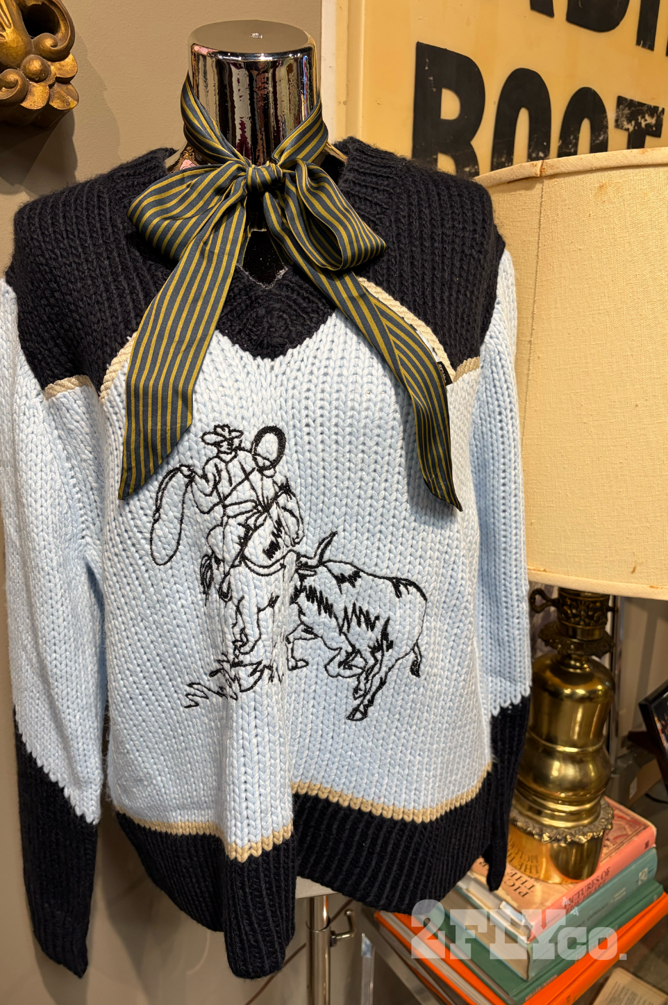 KNIT GOT WESTERN SWEATER