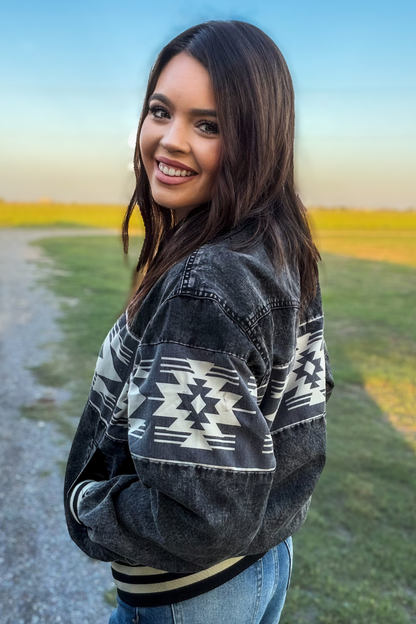 Midnight Outlaw Bomber Jacket