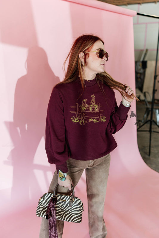 DAYWORKIN' *WINE PULLOVER