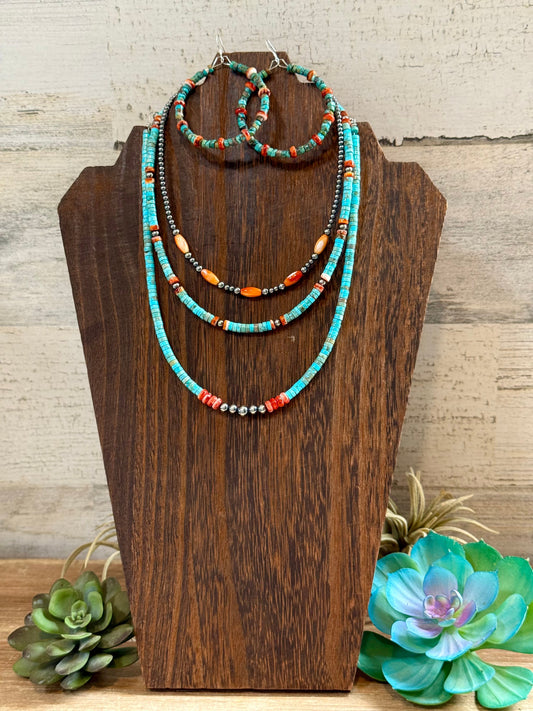 Turquoise & Spiny Oyster Stack - Pick Your Favorite