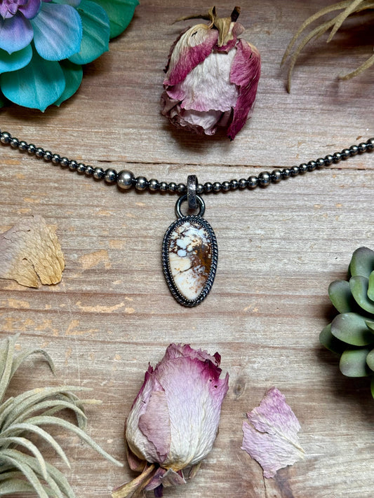 MJ Pendant - Wild Horse Sterling Silver - Pendant ONLY