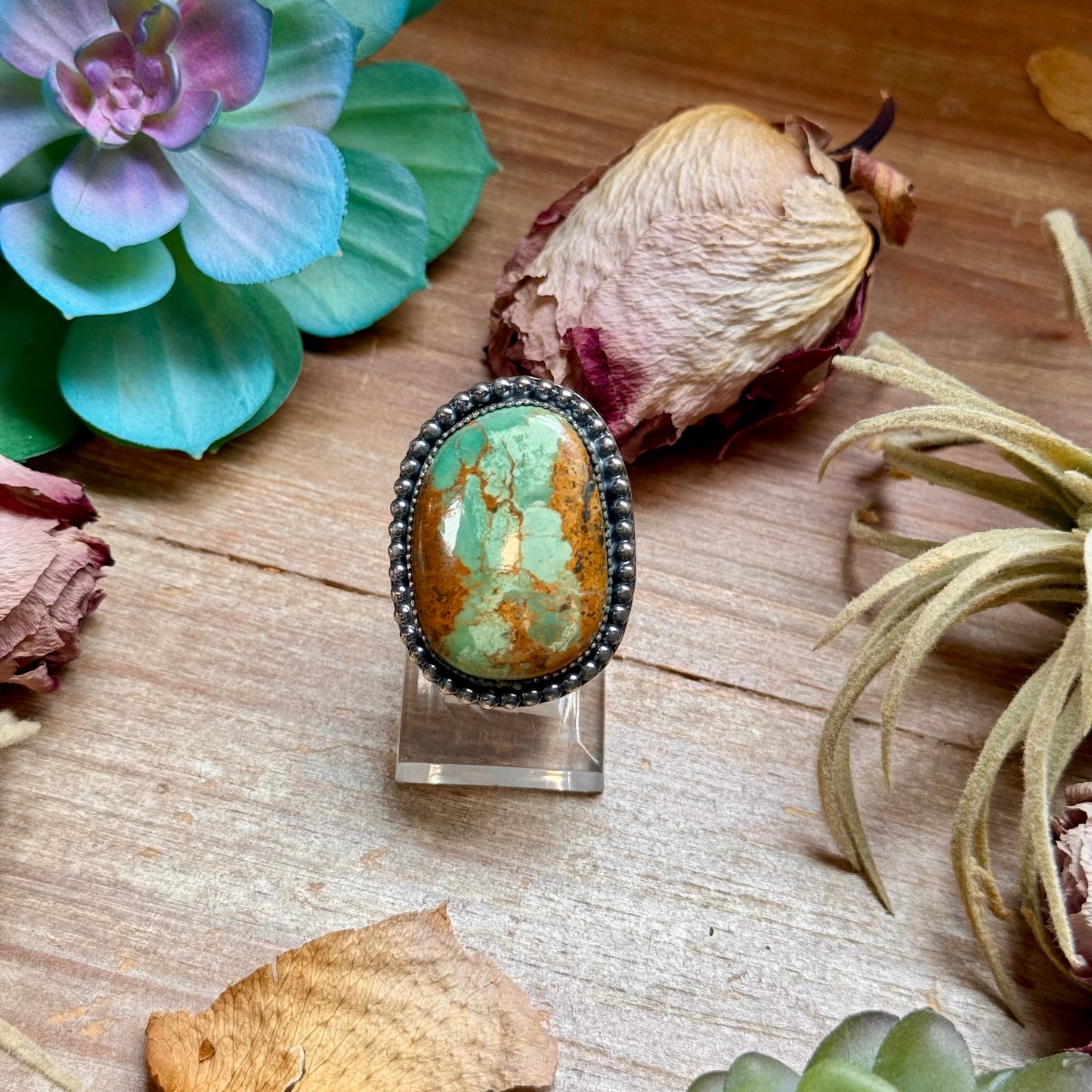 MJ Turquoise Ring – Sterling Silver