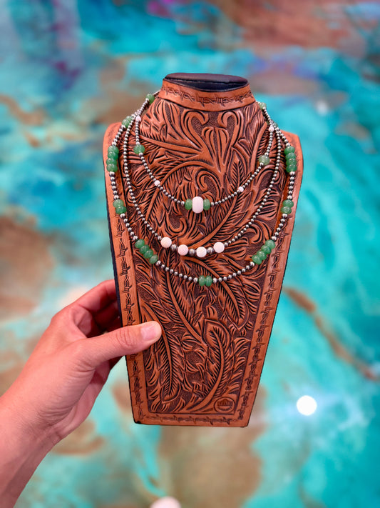 Jaci Collection Pink Conch & Jade Set- Pick Your Favorite