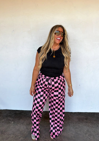 PREORDER- VALENTINES HADDIE WIDE LEG PANTS