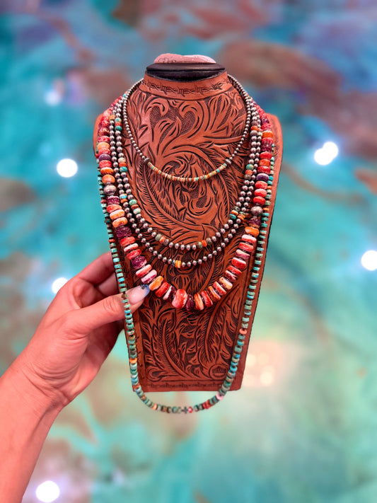 Jaci set Turquoise, Spiny Oyster & Sterling Silver - Pick Your Favorite