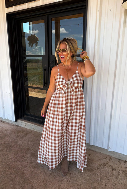 PREORDER- WESTERN CHARM MAXI DRESS