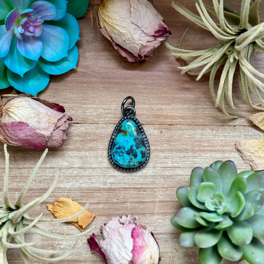 MJ Turquoise Statement Pendant