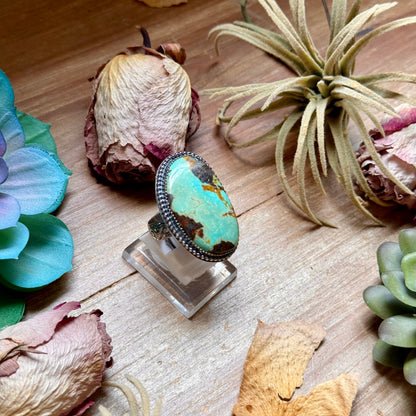 MJ Turquoise Ring – Sterling Silver