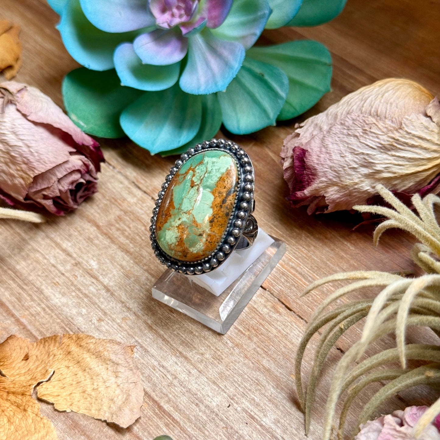 MJ Turquoise Ring – Sterling Silver