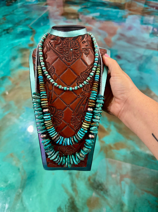 Chunky Turquoise Statement Stack - Pick Your Favorite