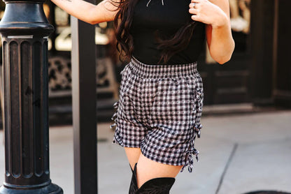 GINGHAM GALLUP SHORTS