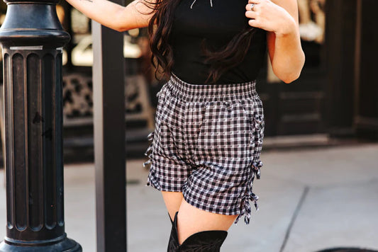 GINGHAM GALLUP SHORTS