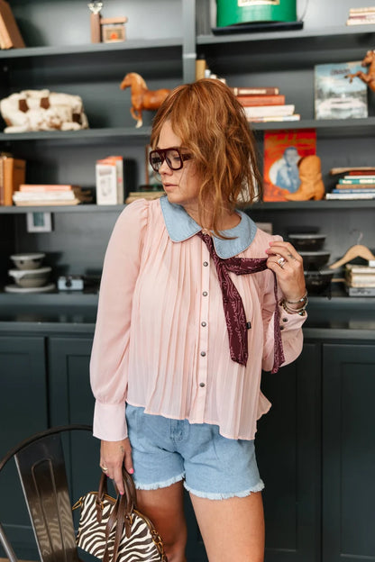 DESERT BLOOM *BLUSH  TOP