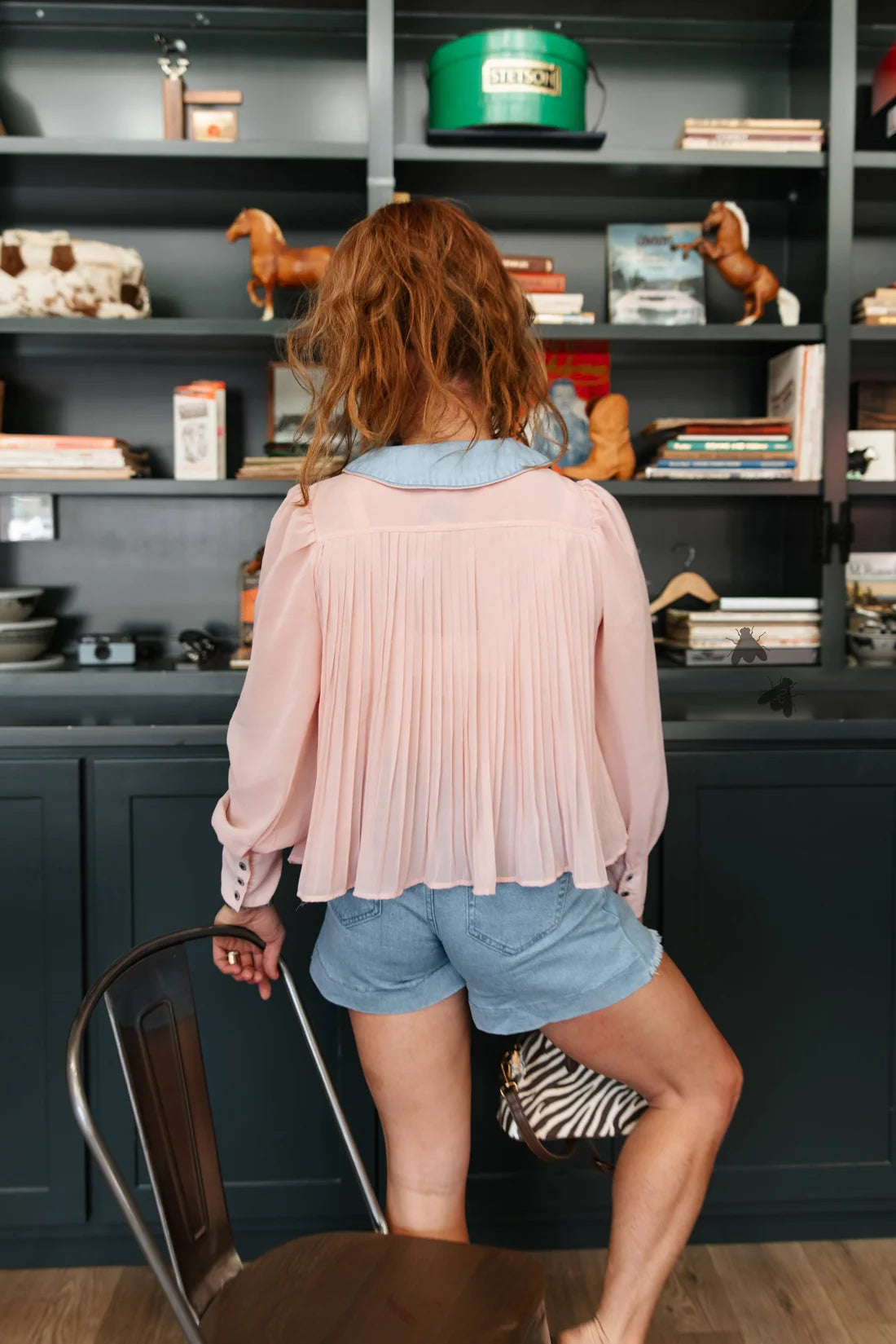 DESERT BLOOM *BLUSH  TOP
