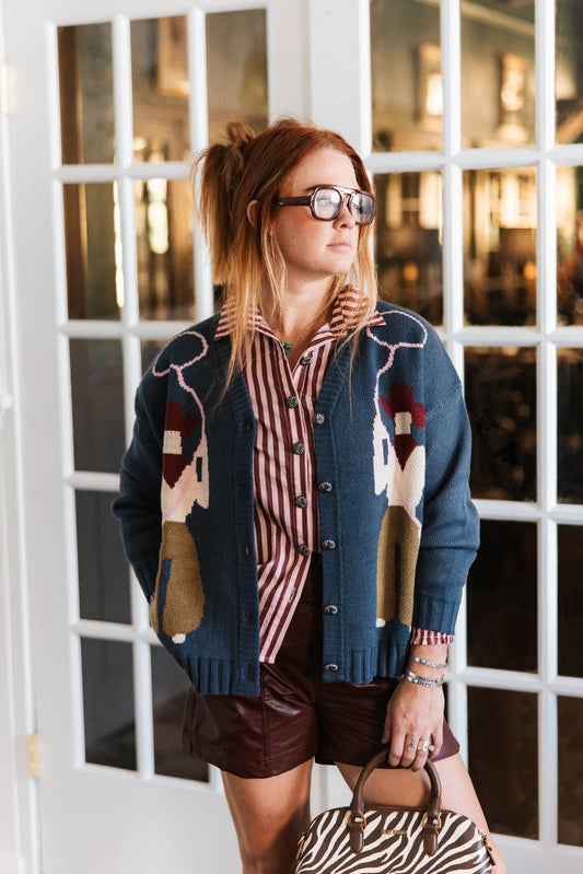 LASSO LEGEND *DENIM CARDI