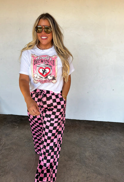 PREORDER- VALENTINES HADDIE WIDE LEG PANTS