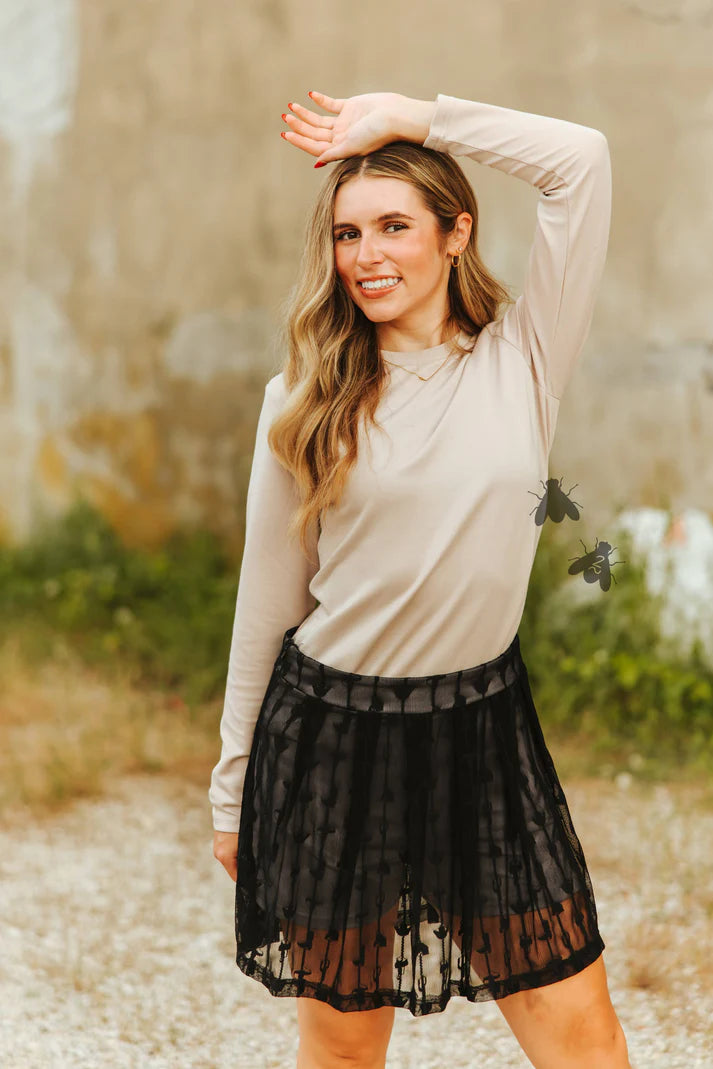 LINGO LACE SKORT *TUX