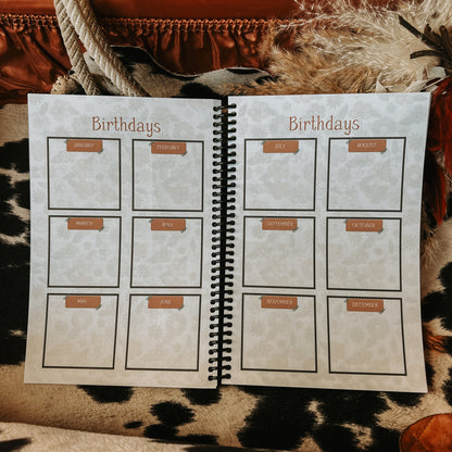 Address Book - Wildflower Cover