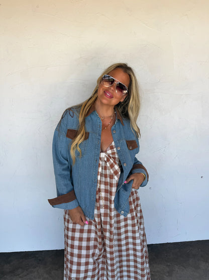 PREORDER- COWBOY ROMANCE DENIM JACKET
