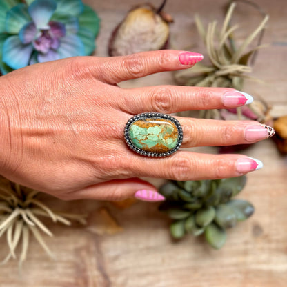 MJ Turquoise Ring – Sterling Silver