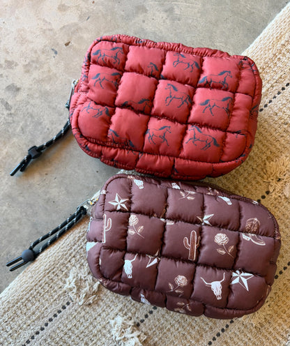 PREORDER- WESTERN MINI PUFF CLUTCH BAG