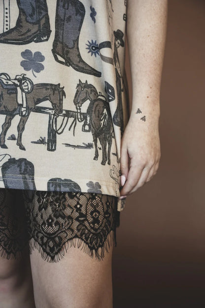 MY LACE EX-TENDy SKORT  *MIDNIGHT