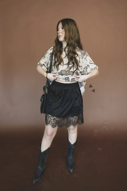 MY LACE EX-TENDy SKORT  *MIDNIGHT