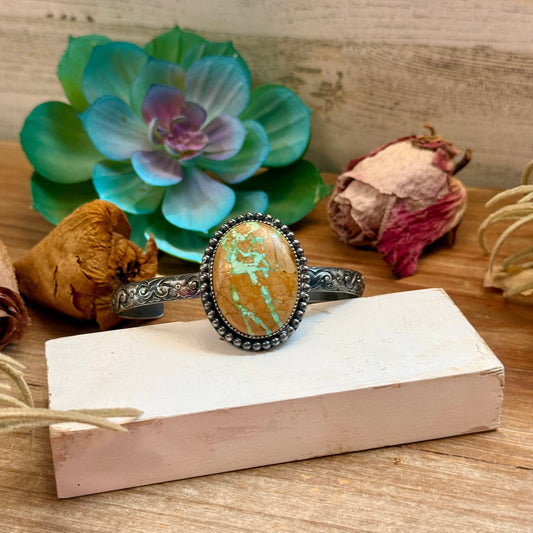 MJ Royston Turquoise Statement Cuff