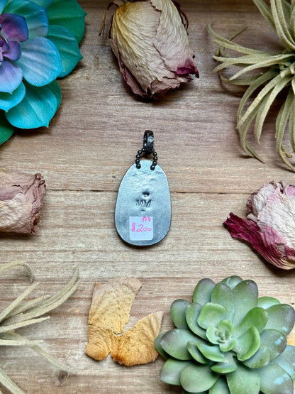 MJ Turquoise Sterling Silver Pendant