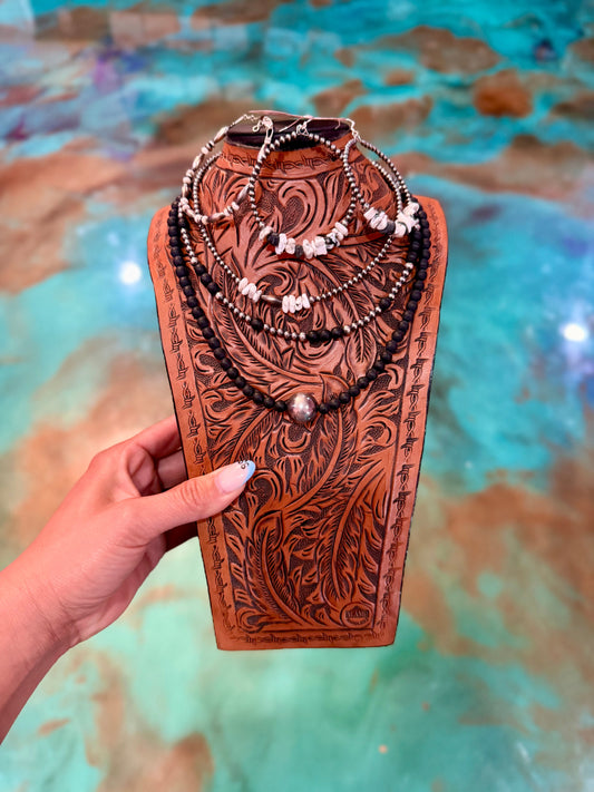 Jaci Set White Buffalo & Black Onyx Collection – Pick Your Favorite