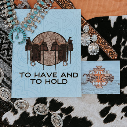 Wedding Book - Saddles Cover