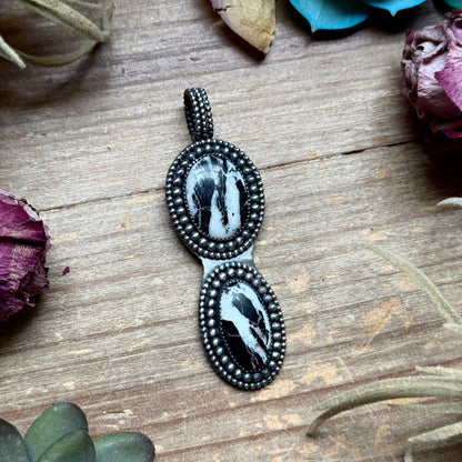 White Buffalo Pendant – Sterling Silver – Fits Up To 8 mm Pearls – Made by The Bijoux FAB