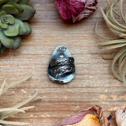 Sterling Silver Adjustable Turquoise Ring – Handmade by The Bijoux FAB