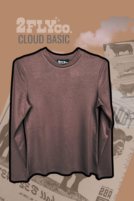CLOUD BASIC L/S TOPS (2 colors)