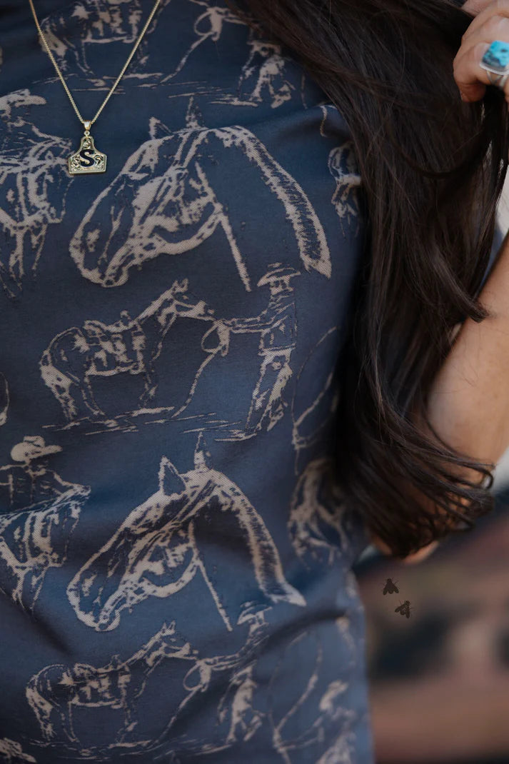 DOODLE DOS TEE *CHARCOAL