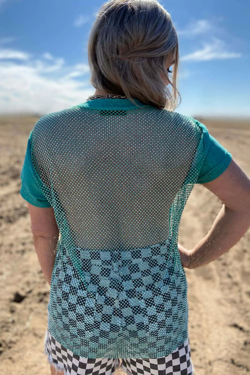 HIT THE BACKROADS RHINESTONES TOP