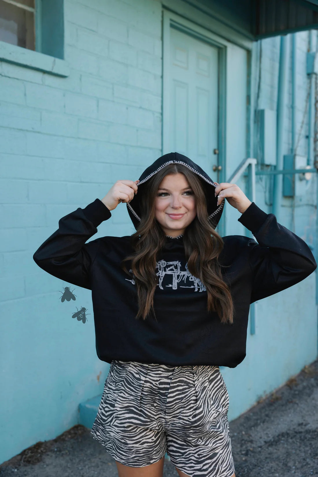 LEATHER OR NOT HOODIE