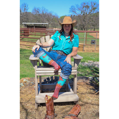 Sunset Rodeo Performance Boot Socks