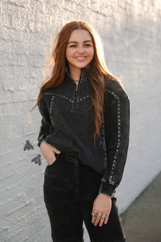 SILVER CREEK ZIP PULLOVER *MIDNIGHT