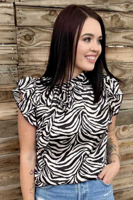 SAVANNA STRIPE TOP