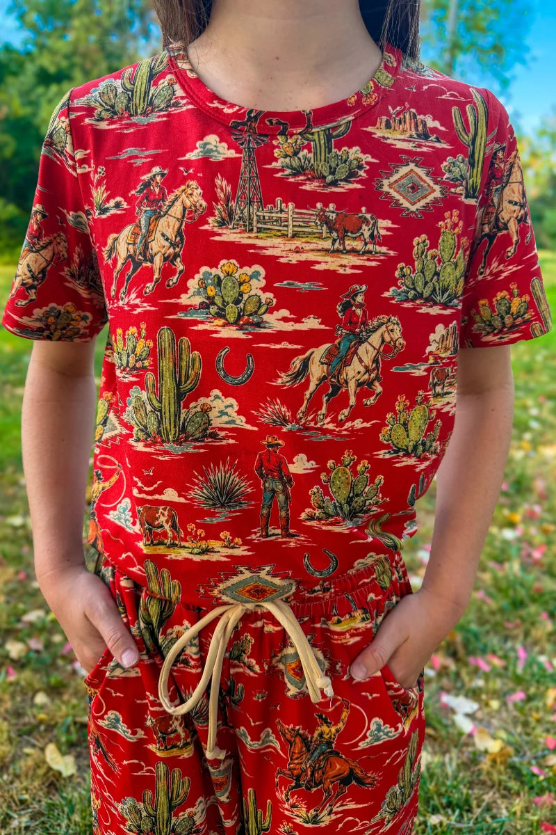 MINI RED ROCK RODEO TOP