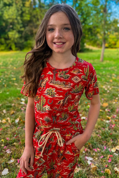 MINI RED ROCK RODEO TOP