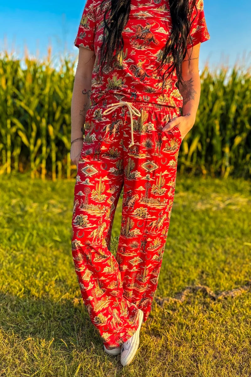 RED ROCK RODEO PANTS